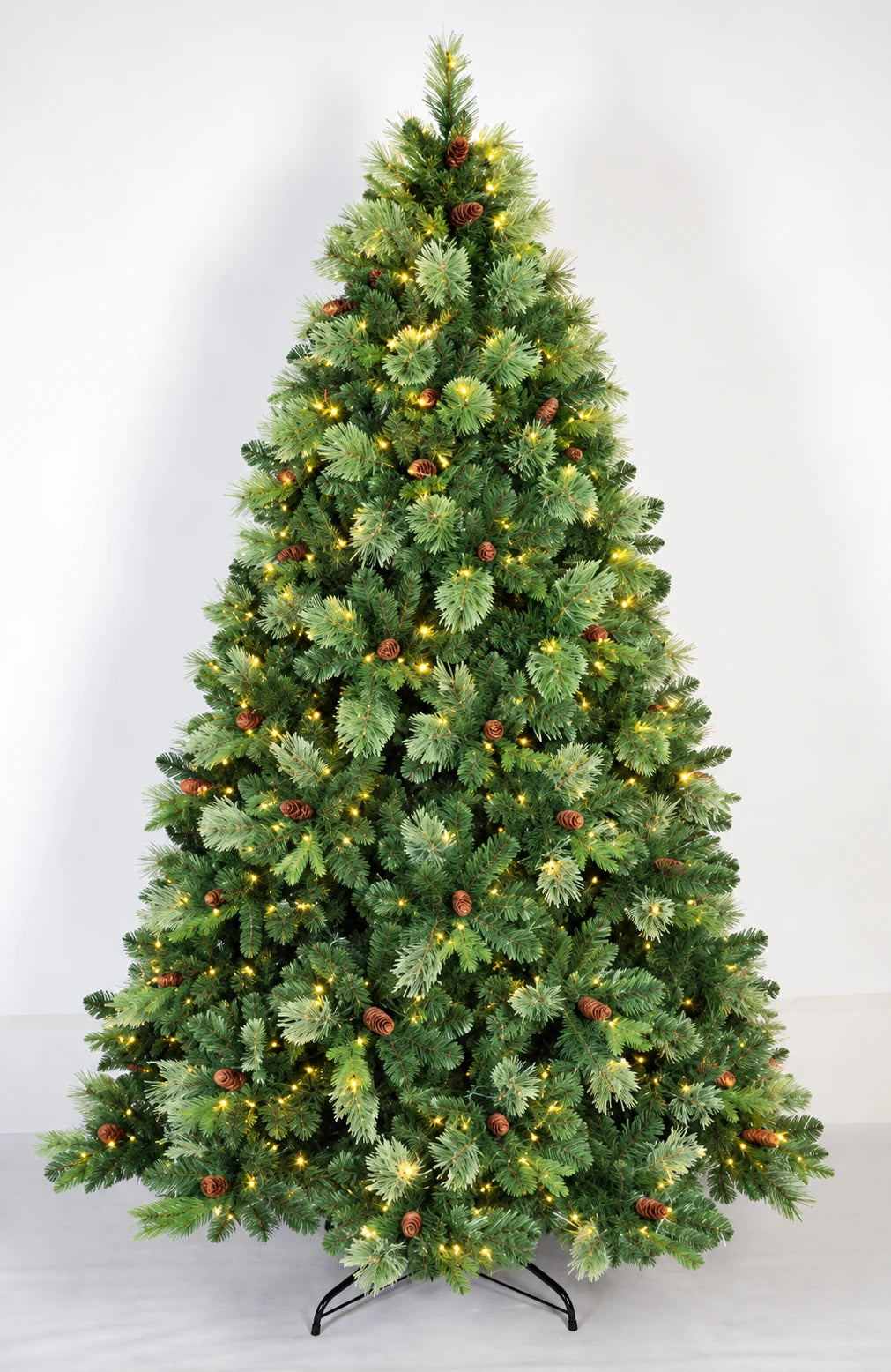 5 ft Warm White LED Pinecone Christmas Tree Christmas tree