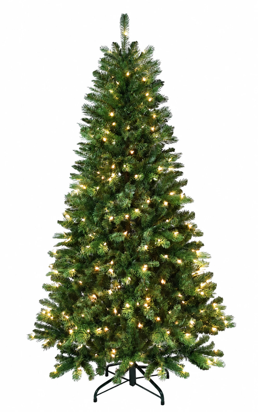 7 ft Pre-Lit Mixed-Foliage Christmas Tree Christmas tree