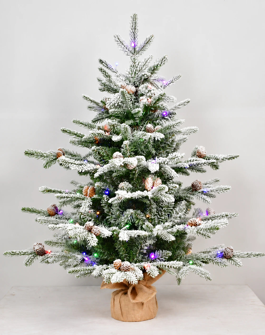 3 ft Dual-Color LED Pinecone Christmas Tree Christmas tree