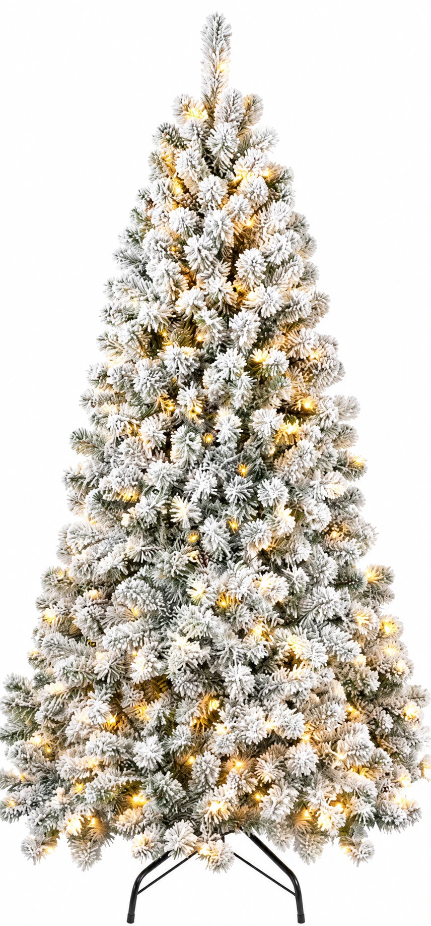 4 ft Pre-Lit Flocked Pinecone Christmas Tree Christmas tree