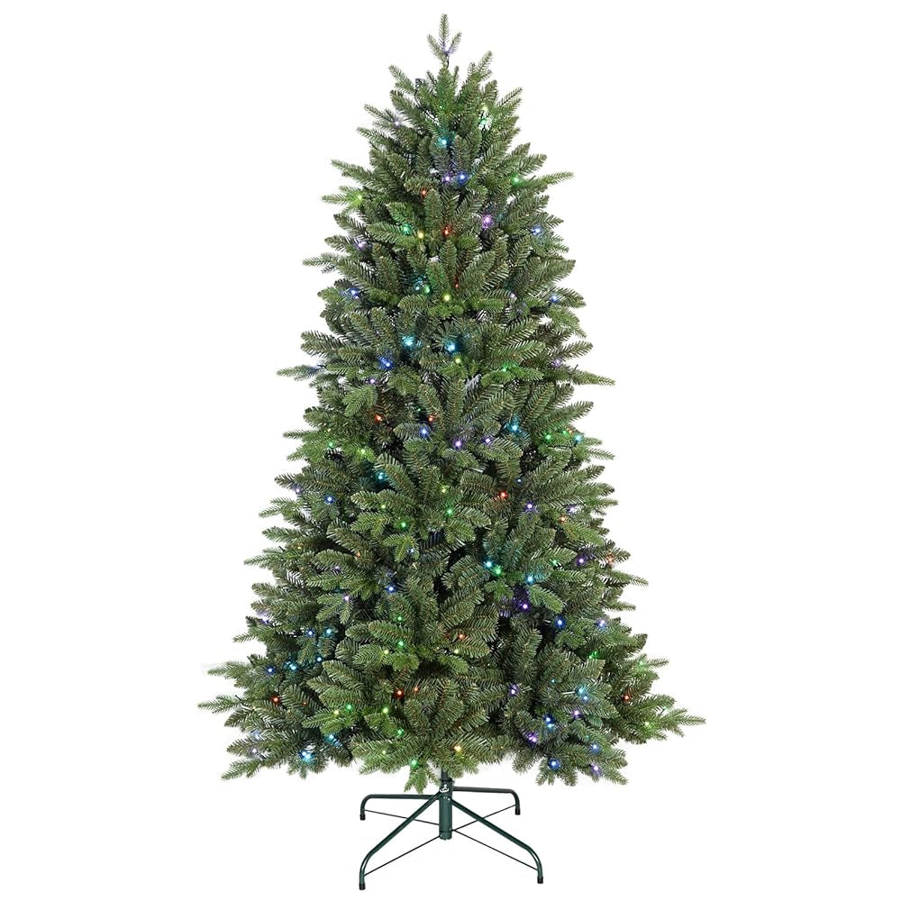7 ft RGB LED Mixed-Foliage Christmas Tree Christmas tree