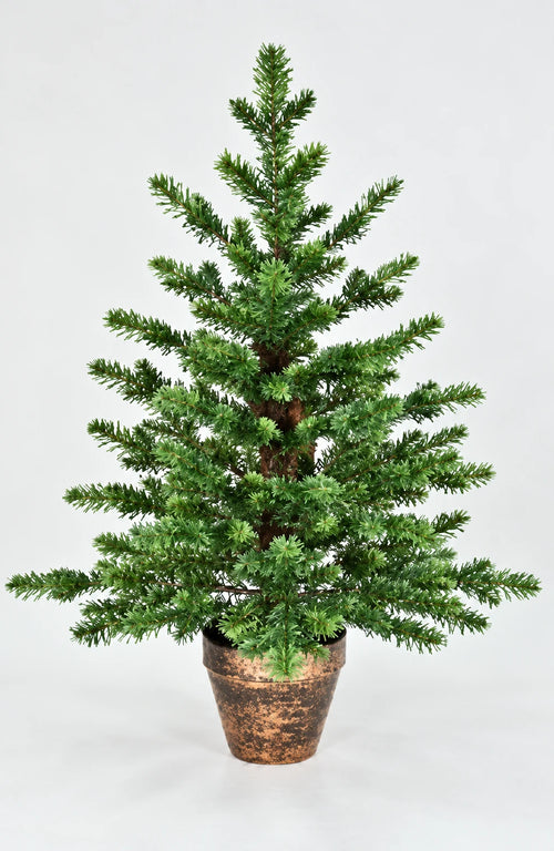 2 ft Unlit Burlap-Base Christmas Tree Christmas tree