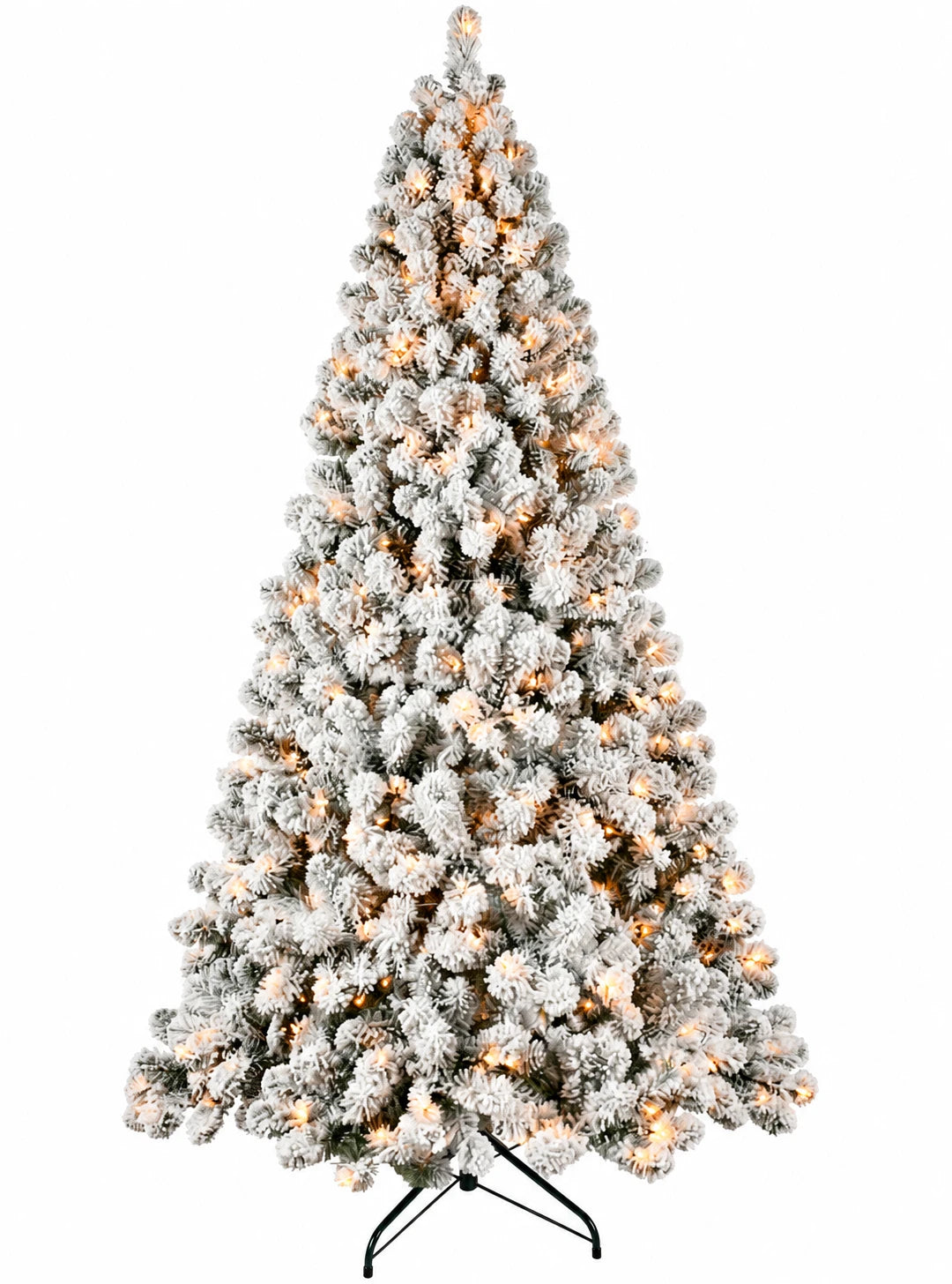 6 ft Pre-Lit Flocked Christmas Tree Christmas tree