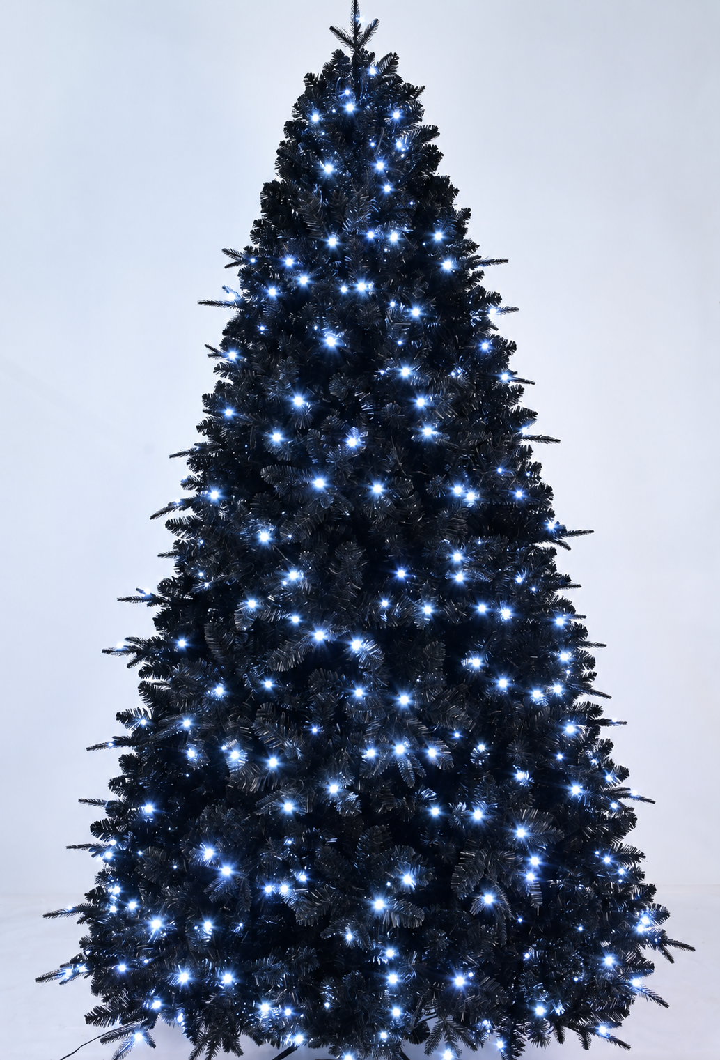 Midnight Black 7 ft Pre-Lit Christmas Tree